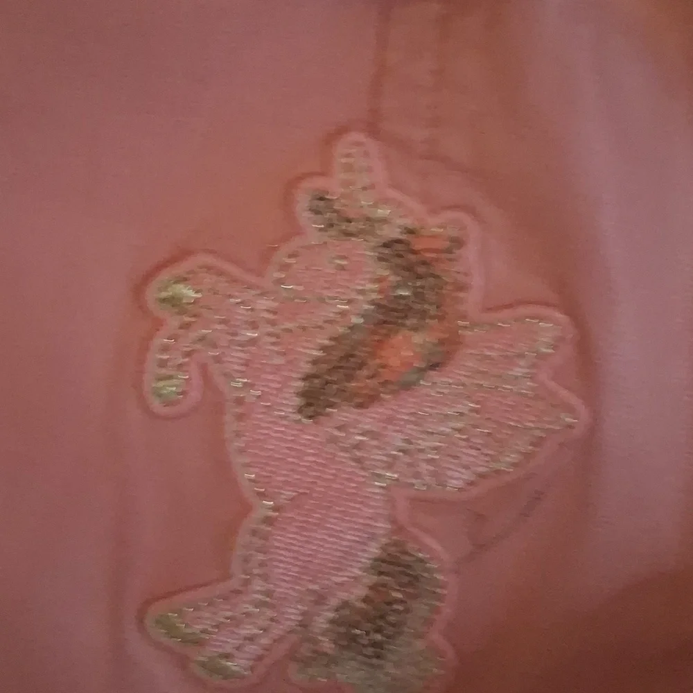 365 Kids by Garanimals Pink Unicorn Bomber Jacket Size 7